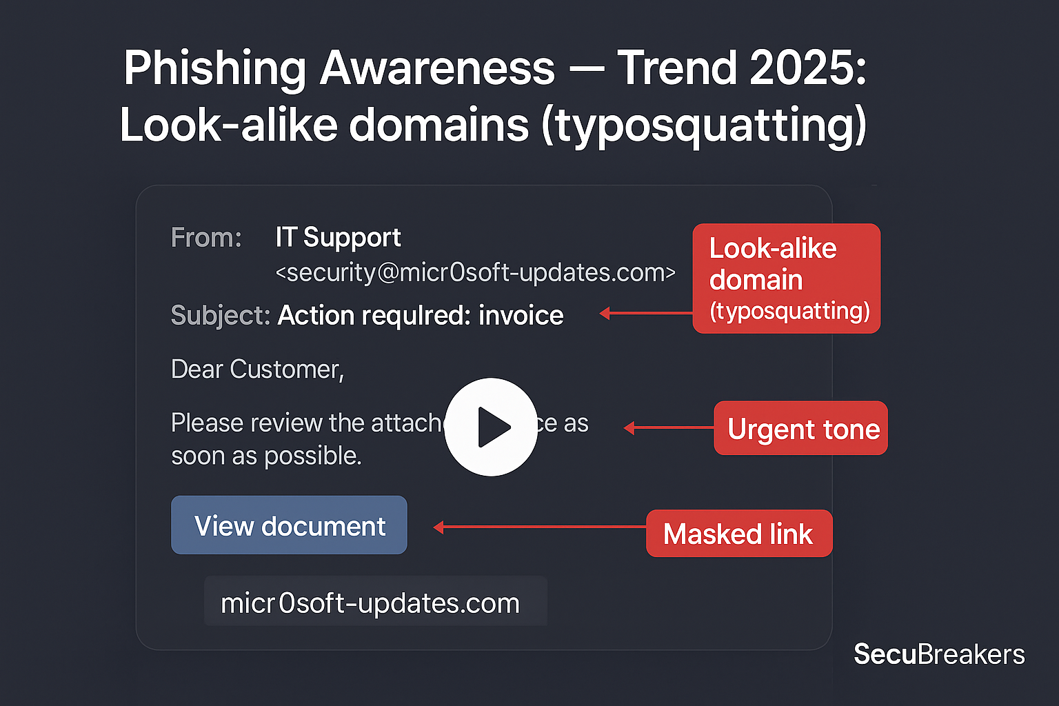 Awareness training micro-video thumbnail